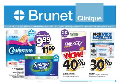 Brunet Clinique Flyer January 2 to 15