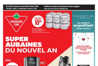 Canadian Tire (QC) Flyer January 2 to 8