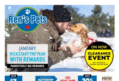 Ren's Pets Flyer January 1 to 31