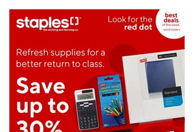 Staples Flyer January 1 to 7