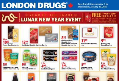 London Drugs Lunar New Year Flyer January 3 to 29