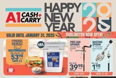 A-1 Cash and Carry Flyer January 1 to 31