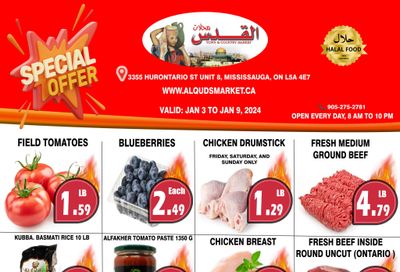 Al-Quds Supermarket Flyer January 3 to 9