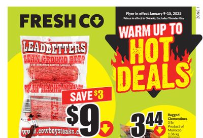 FreshCo (ON) Flyer January 9 to 15