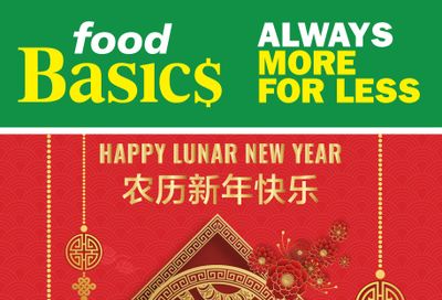 Food Basics Lunar New Year Flyer January 9 to 15