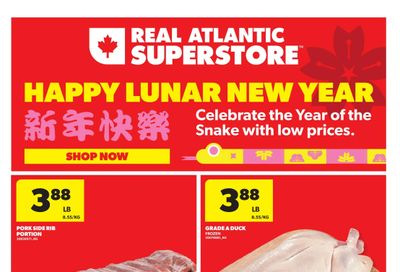 Real Atlantic Superstore Lunar New Year Flyer January 9 to 29