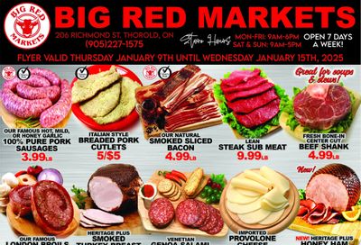 Big Red Markets Flyer January 9 to 15