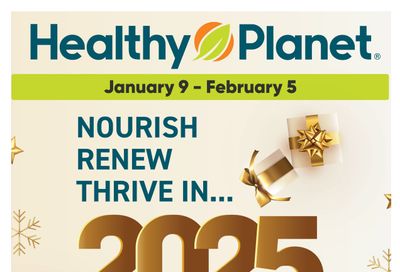 Healthy Planet Flyer January 9 to February 5