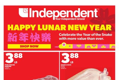 Independent Grocer (West) Lunar New Year Flyer January 2 to 29