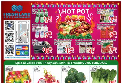 FreshLand Supermarket Flyer January 10 to 16