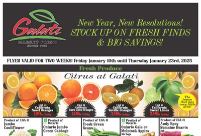 Galati Market Fresh Flyer January 10 to 23