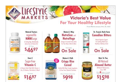 Lifestyle Markets Flyer January 8 to 26