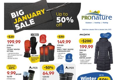 Pronature Flyer January 13 to 26