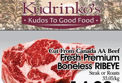 Kudrinko's Flyer January 14 to 27