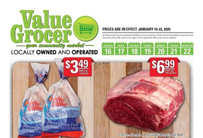 Value Grocer Flyer January 16 to 22