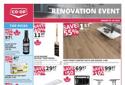 Co-op (West) Home Centre Flyer January 16 to 29