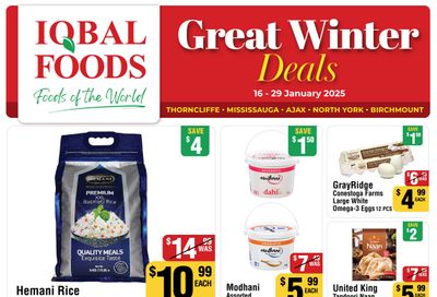 Iqbal Foods Flyer January 16 to 29