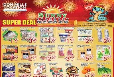 Sunny Foodmart (Don Mills) Flyer January 17 to 23