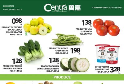 Centra Foods (Barrie) Flyer January 17 to 23