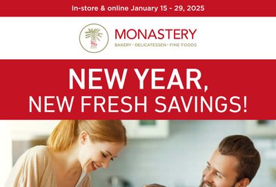 Monastery Bakery Flyer January 15 to 29