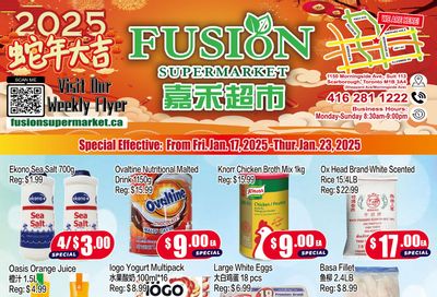 Fusion Supermarket Flyer January 17 to 23