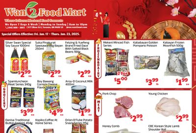 Wan 2 Food Mart Flyer January 17 to 23