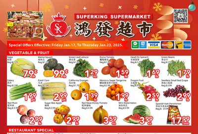 Superking Supermarket (North York) Flyer January 17 to 23