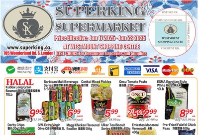 Superking Supermarket (London) Flyer January 17 to 23