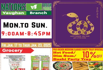 Nations Fresh Foods (Vaughan) Flyer January 17 to 23