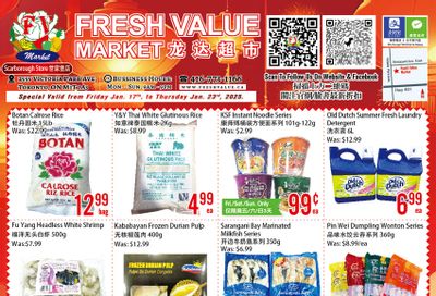 Fresh Value (Scarborough) Flyer January 17 to 23