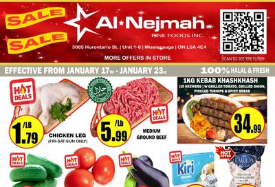 Alnejmah Fine Foods Inc. Flyer January 17 to 23