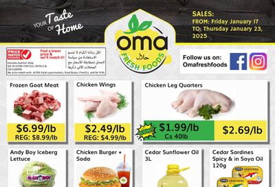 Oma Fresh Foods Flyer January 17 to 23