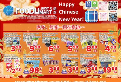 FoodyMart (HWY7) Flyer January 17 to 23