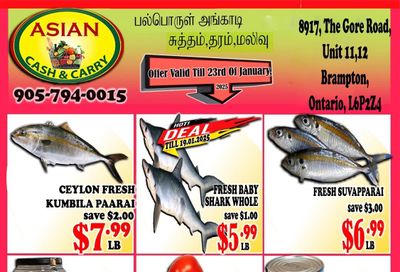 Asian Cash & Carry Flyer January 17 to 23