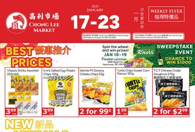 Chong Lee Market Flyer January 17 to 23