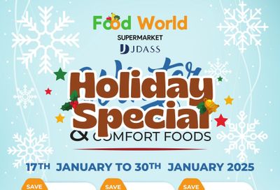 Food World Supermarket Flyer January 17 to 30