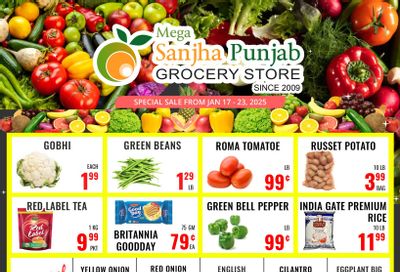 Sanjha Punjab Grocery Store Flyer January 17 to 23