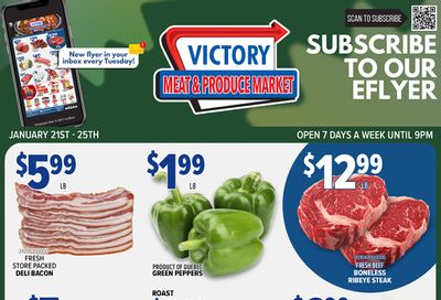 Victory Meat Market Flyer January 21 to 25