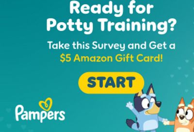 Pampers and Amazon Canada: Complete a Quick Survey and get a $5 Gift Card