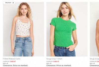 Old Navy Canada Sale: Save 50% Off Spring Faves for the Family + $44 Barrel Leg Jeans + Clearance Deals from $0.97 (Save 86% Off) + More