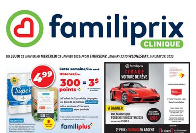 Familiprix Clinique Flyer January 23 to 29