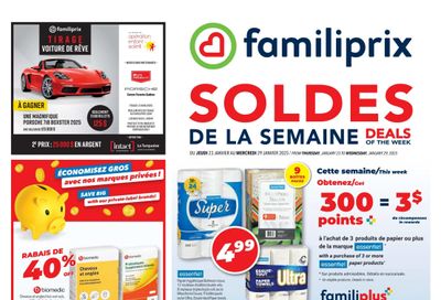 Familiprix Flyer January 23 to 29