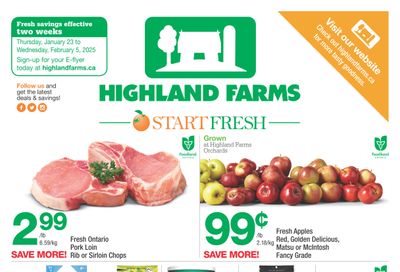 Highland Farms Flyer January 23 to February 5