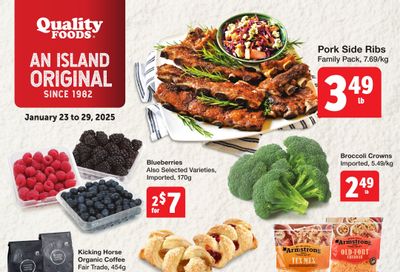 Quality Foods Flyer January 23 to 29