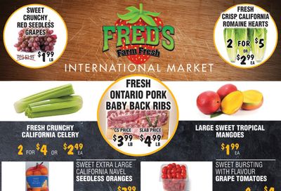 Fred's Farm Fresh Flyer January 22 to 28