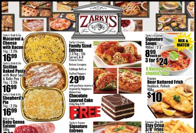 Zarky's Flyer January 22 to 28