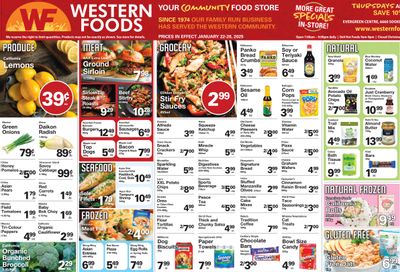 Western Foods Flyer January 22 to 28