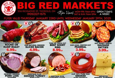 Big Red Markets Flyer January 23 to 29