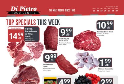 Di Pietro Food Centre Flyer January 23 to 29