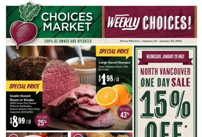 Choices Market Flyer January 23 to 29